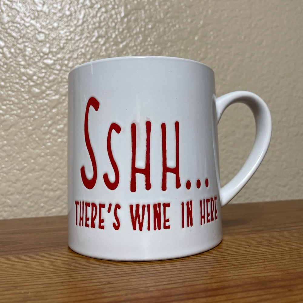Baum Oversized 20Oz  Coffee Mug. “SSHH there's wine in here.”